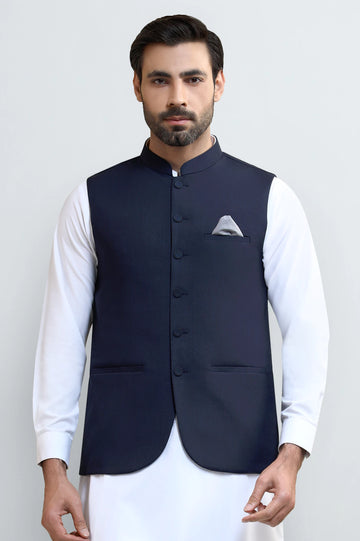 Dark Blue Waistcoat