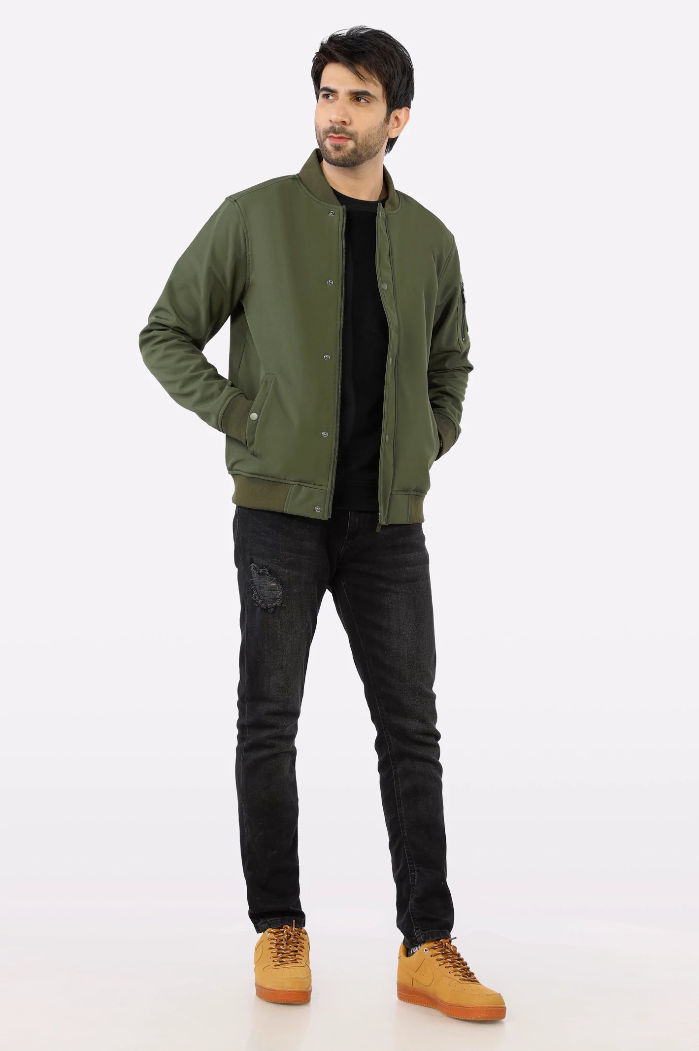 Olive Men's Jacket From Diners