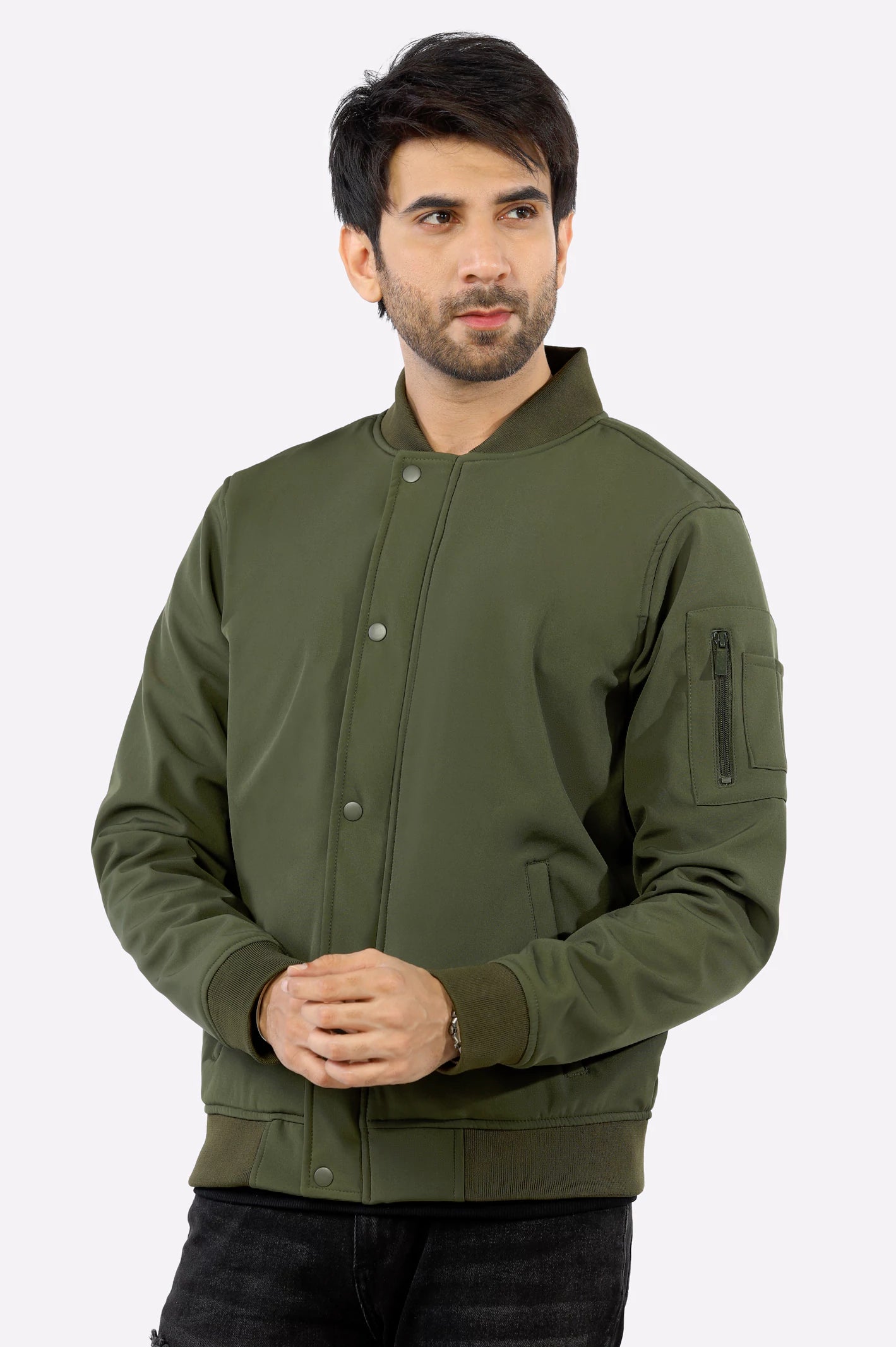 Olive Men's Jacket From Diners