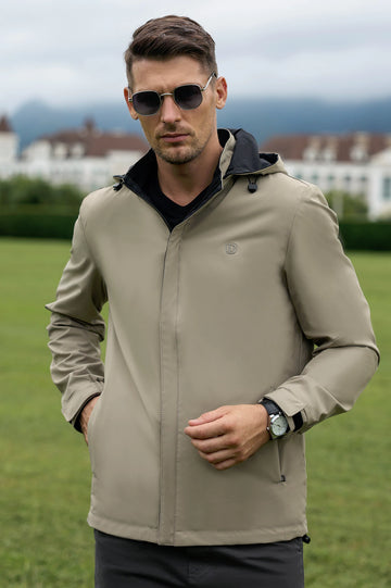 Men's Fawn Reversible Hooded Jacket