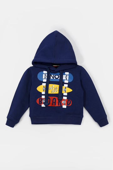 Navy Blue Infant Boys Hoodie