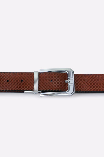 Brown Black Reversible Men's Belt