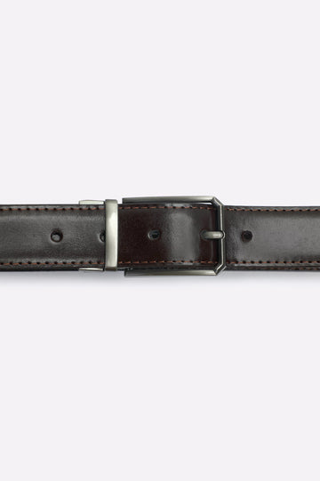 Dark Brown Reversible Men's Belt