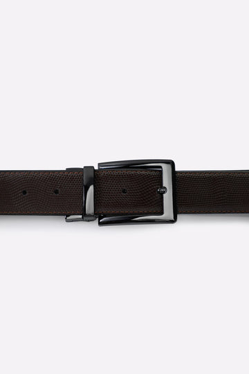 Dark Brown Reversible Men's Belt