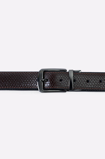 Black Brown Reversible Men's Belt