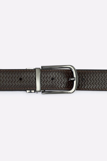 Black Brown Men's Belt