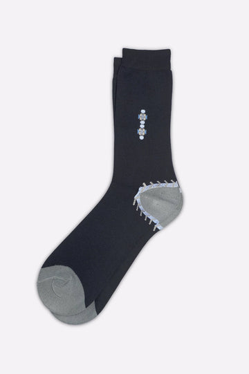 Blue Long Socks