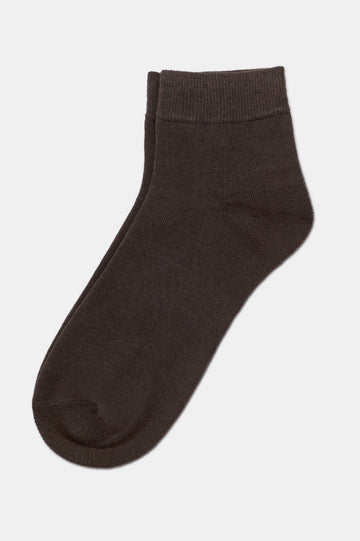 Brown Ankle Socks