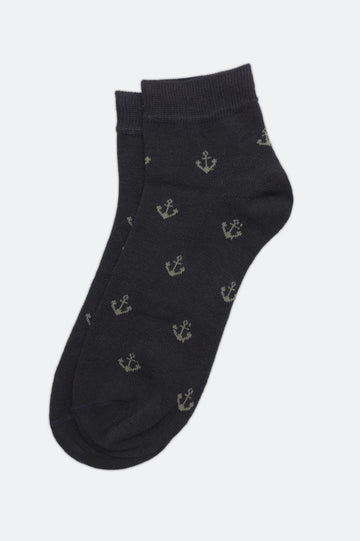 Blue Ankle Socks