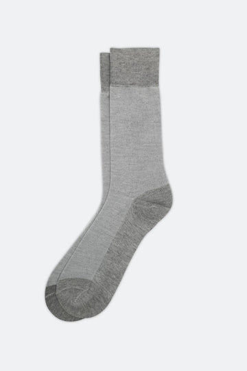 Heather Grey Long Socks