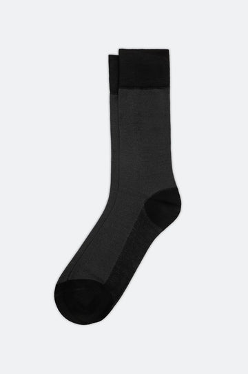 Charcoal Long Socks