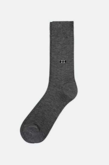 Heather Grey Long Socks