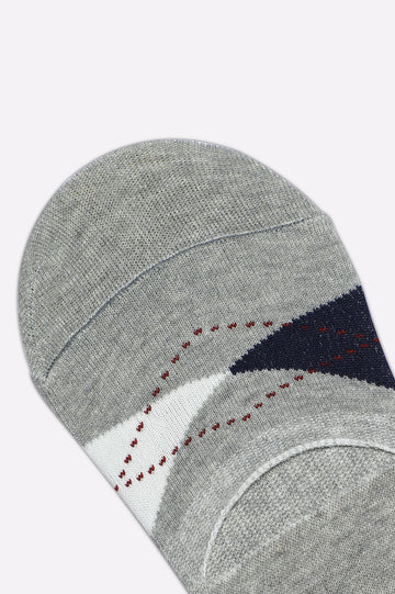 Heather Grey Hidden Socks