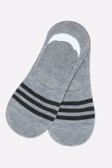 Heather Grey Hidden Socks