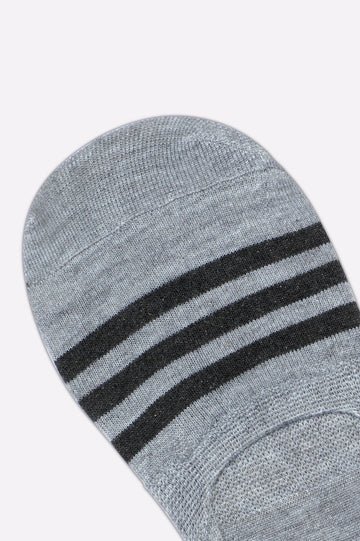 Heather Grey Hidden Socks