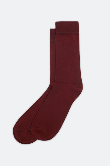 Maroon Long Socks