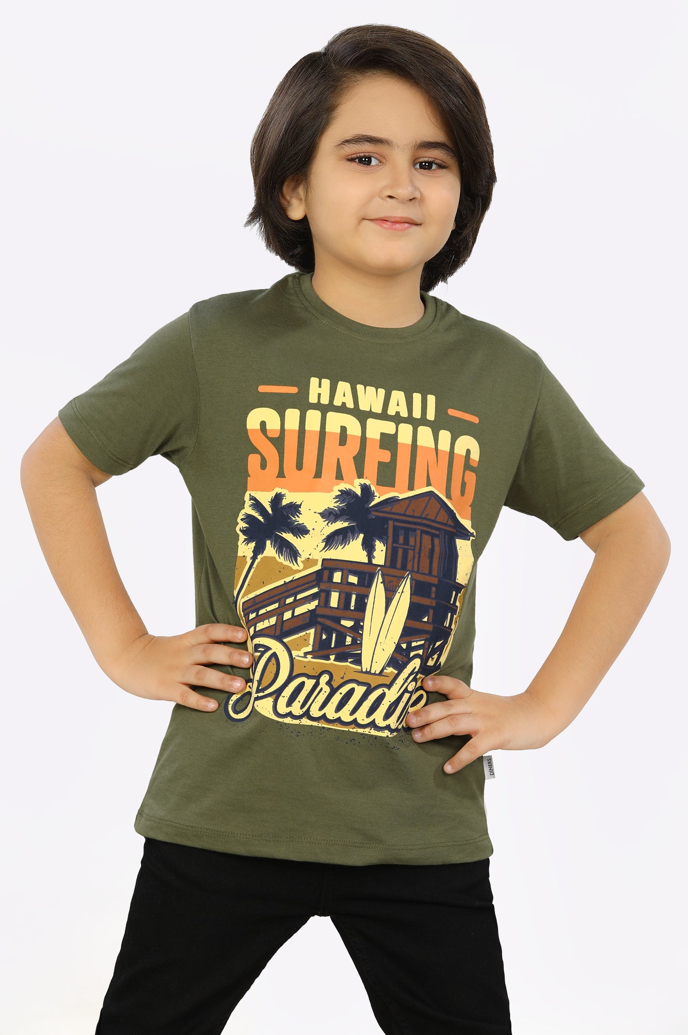 Surfing Print T-Shirt From Diners