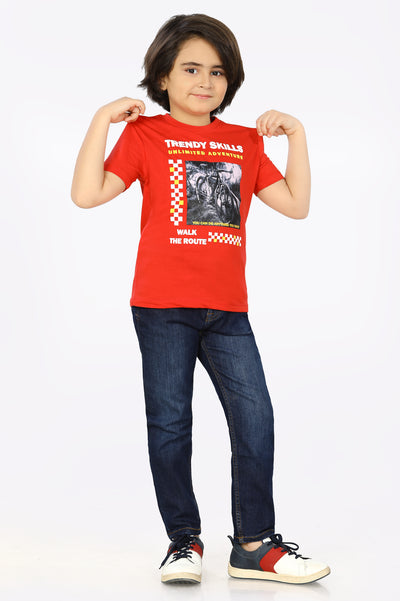Cycle Print T-Shirt From Diners