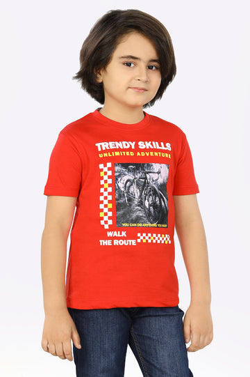 Cycle Print T-Shirt From Diners