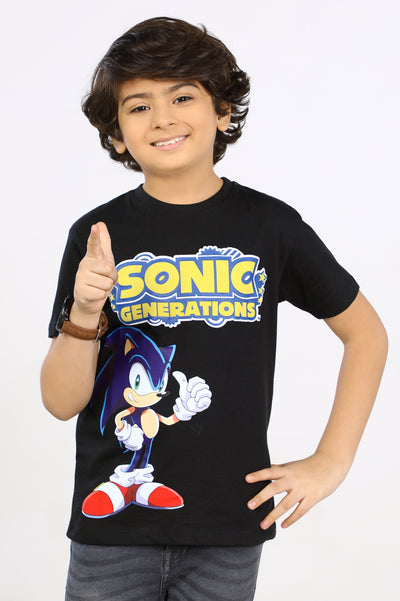 Sonic Print T-Shirt From Diners