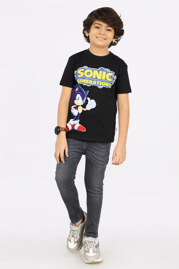 Sonic Print T-Shirt From Diners