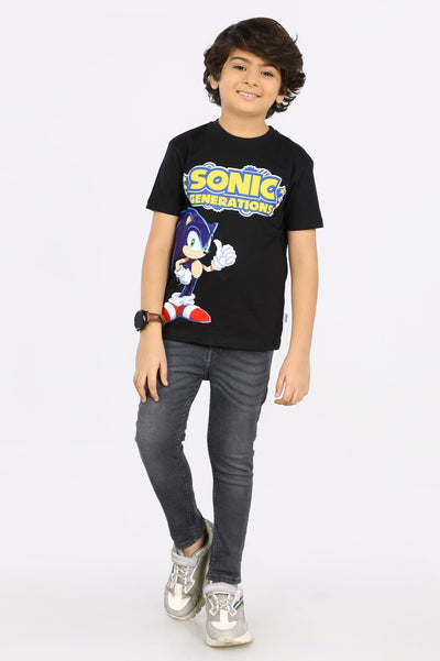 Sonic Print T-Shirt From Diners