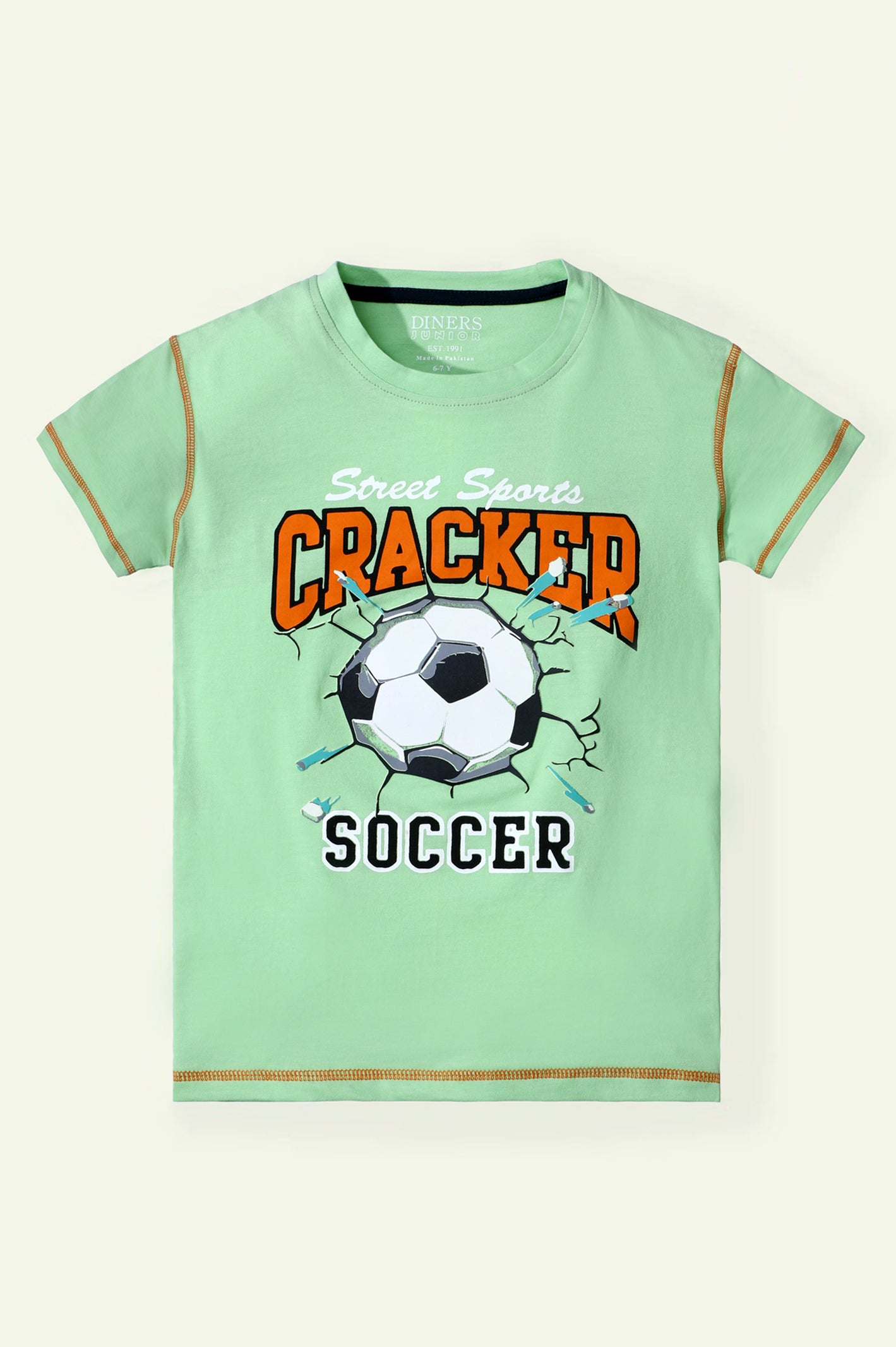Soccer Ball Print Tees From Diners