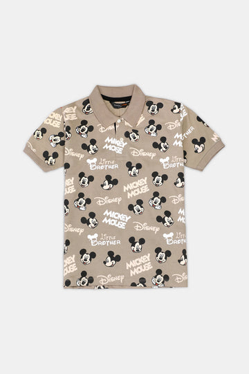 Mickey Mouse Graphic Boys Polo