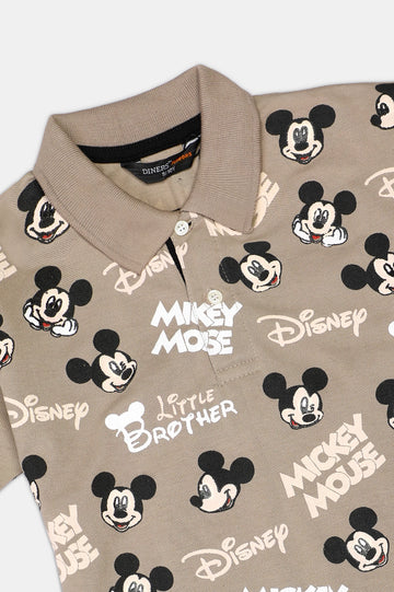 Mickey Mouse Graphic Boys Polo