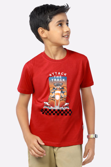 Formula 1 Graphic Printed T-Shirt