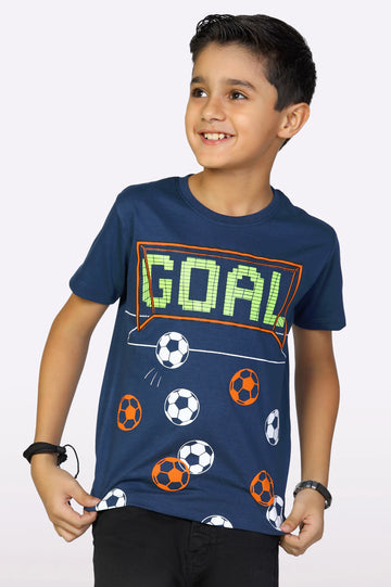 Goal Graphic Printed T-Shirt
