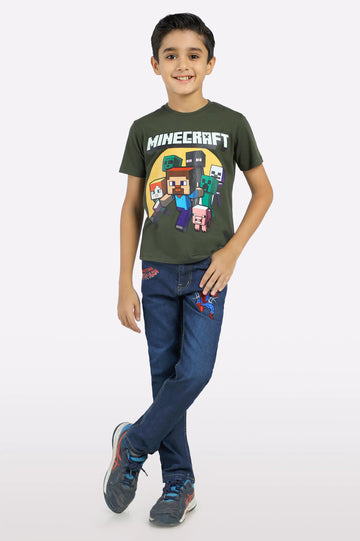 Minecraft Graphic Print T-Shirt