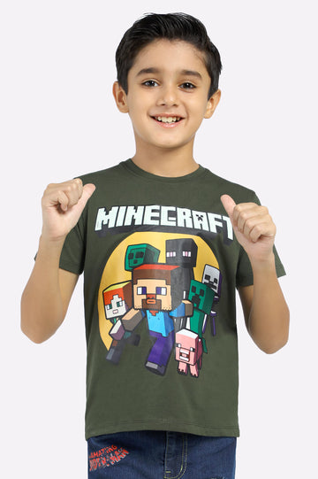 Minecraft Graphic Print T-Shirt