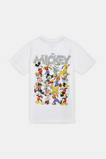Mickey & Friends Graphic Printed T-Shirt