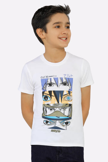 White Graphic Print T-Shirt