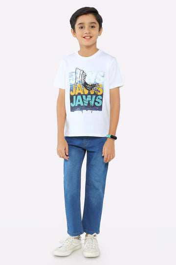 Shark Graphic Printed T-Shirt