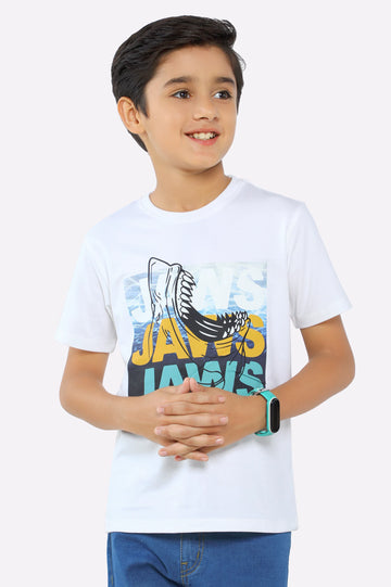Shark Graphic Printed T-Shirt