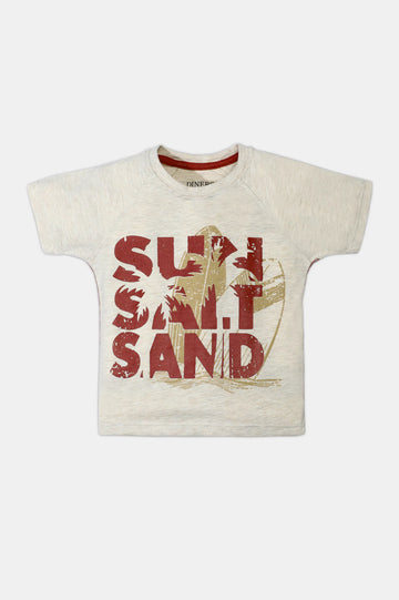 Off White Graphic Print T-Shirt