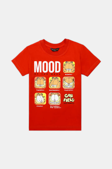Red Graphic Printed T-Shirt