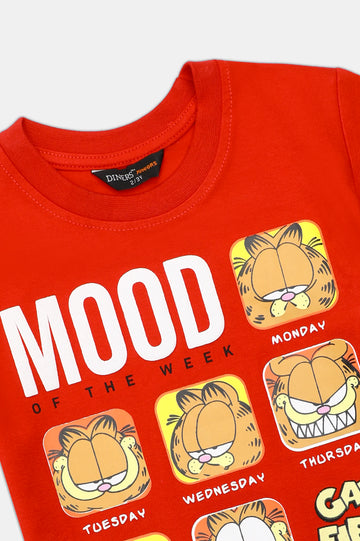 Red Graphic Printed T-Shirt