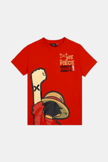 Red Graphic Print T-Shirt