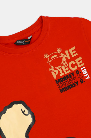 Red Graphic Print T-Shirt