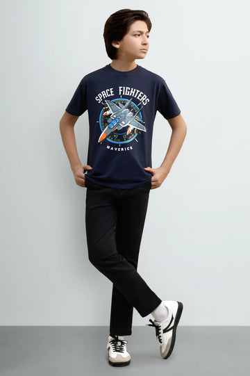 Space Fighters Graphic T-Shirt