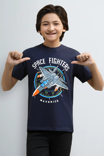 Space Fighters Graphic T-Shirt