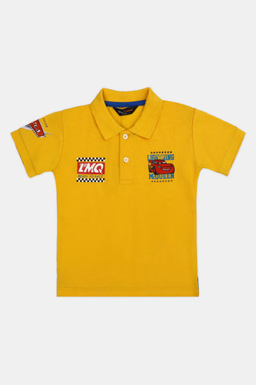 Mustard Graphic Polo