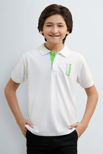 Izuku Graphic Printed Polo