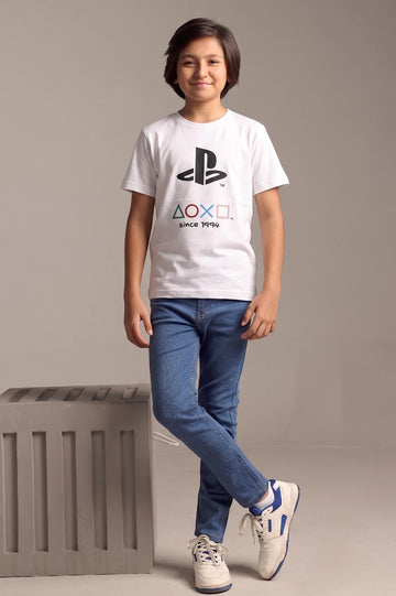Play Station Graphic Print T-Shirt