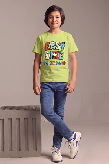 Green Graphic Printed T-Shirt