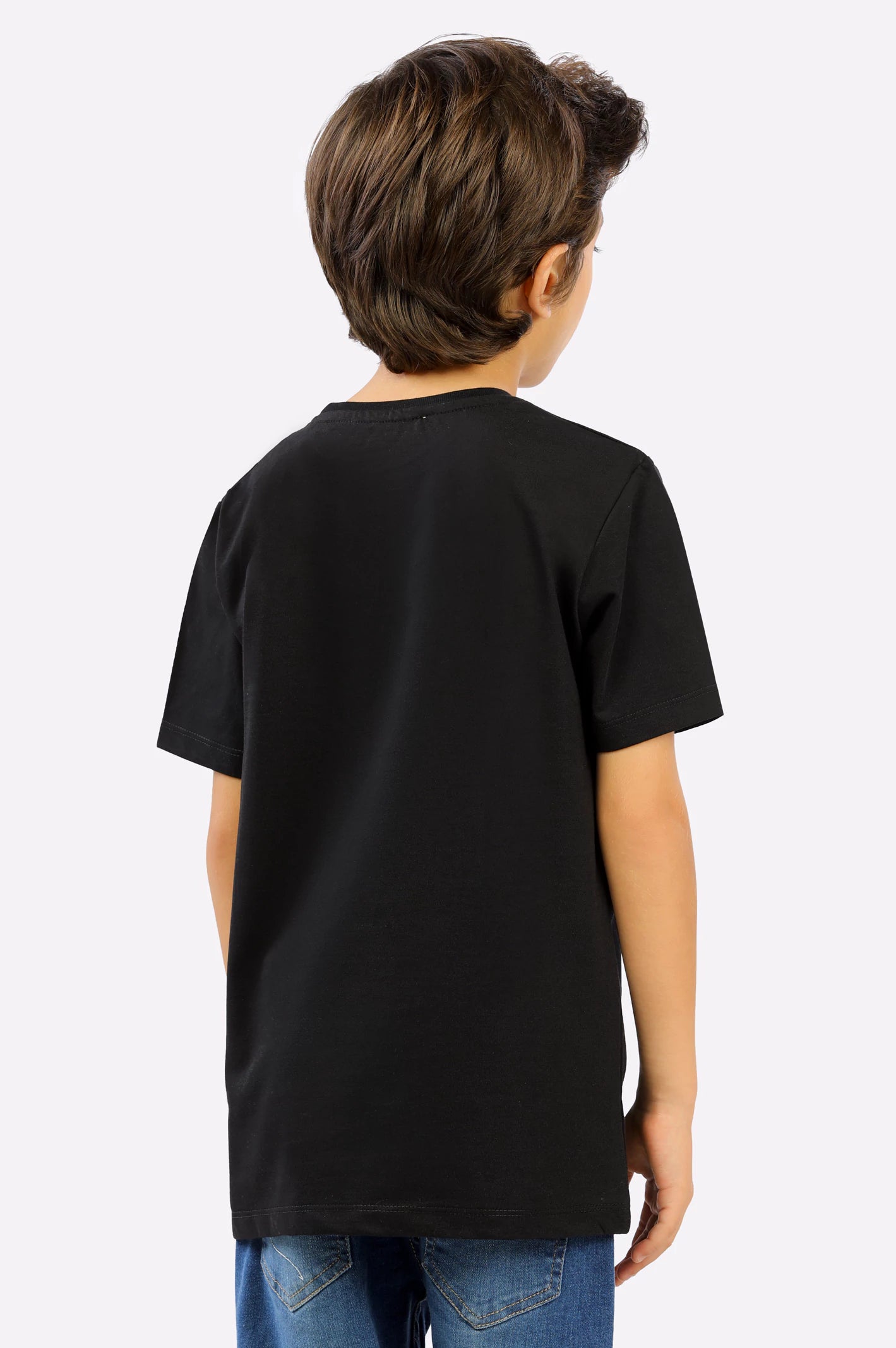 Black Graphic Printed T-Shirt From Diners