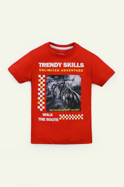 Cycle Print T-Shirt From Diners